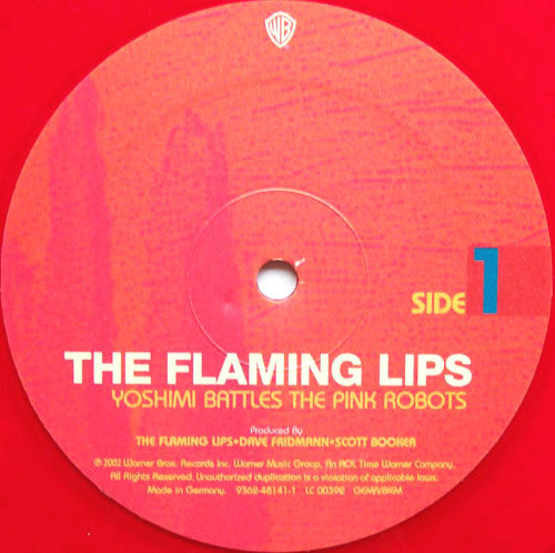 The Flaming Lips : Yoshimi Battles The Pink Robots (LP, Album, Red)