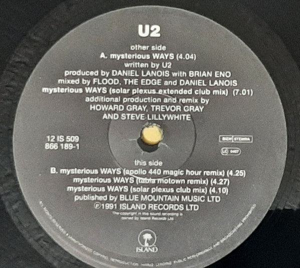 U2 : Mysterious Ways (12", Single)