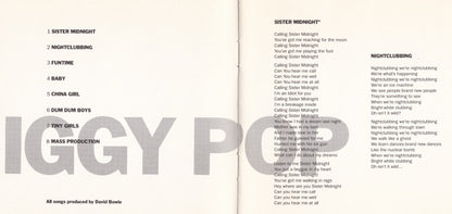 Iggy Pop : The Idiot (CD, Album, RE, EMI)