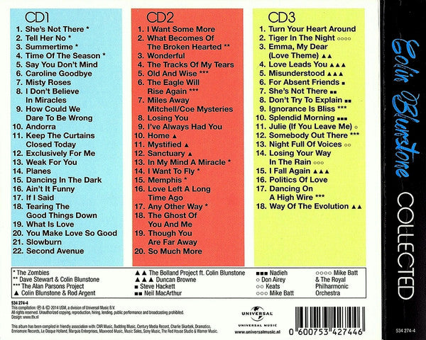 Colin Blunstone : Collected (3xCD, Comp, RM)
