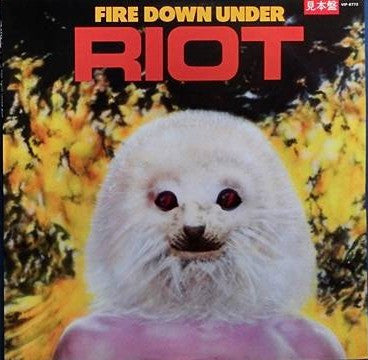 Riot (4) : Fire Down Under (LP, Album, Promo)