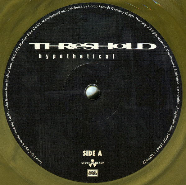 Threshold (3) : Hypothetical (2xLP, Album, Ltd, Gol)