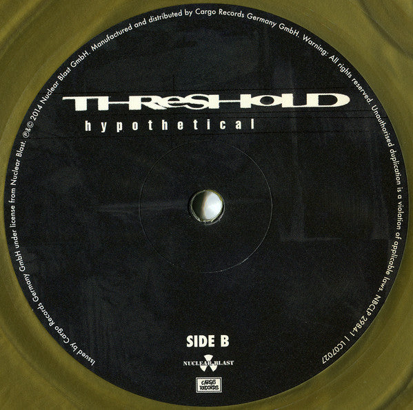 Threshold (3) : Hypothetical (2xLP, Album, Ltd, Gol)