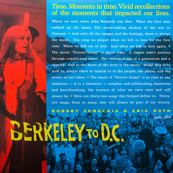 Various : Forrest Gump (The Soundtrack) (LP, Red + LP, Whi + LP, Blu + Comp, Ltd, Num, RE, )