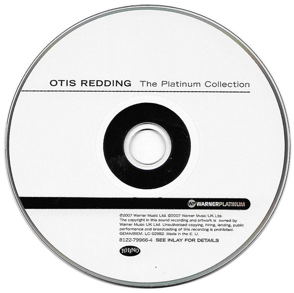 Otis Redding : The Platinum Collection (CD, Comp)