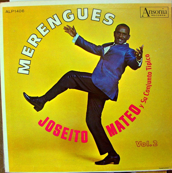 Joseito Mateo Y Su Conjunto : Merengues Vol. 2 (LP, Album)