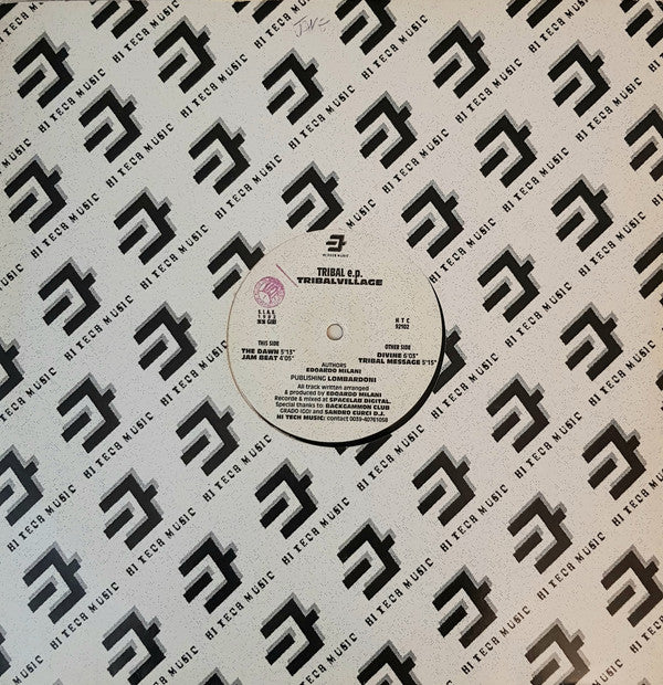 Tribal Village : Tribal E.P. (12", EP)