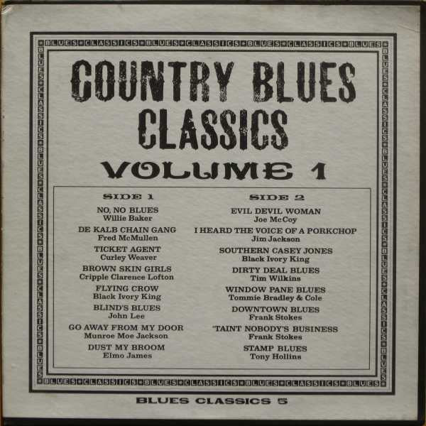 Various : Country Blues Classics Volume 1 (LP, Comp)