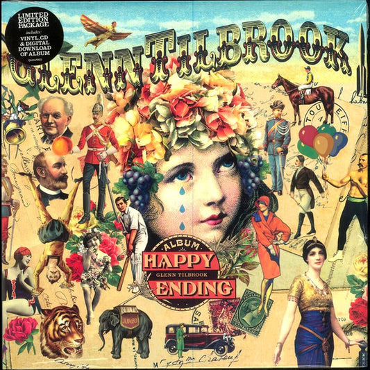 Glenn Tilbrook : Happy Ending (LP, Album, Ltd)