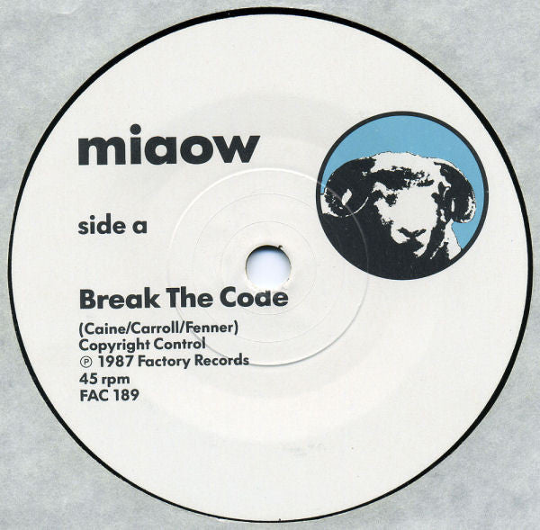 Miaow : Break The Code (7", Single)