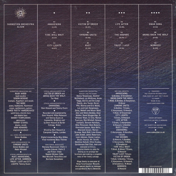 Submotion Orchestra : Alium (2xLP, Album)