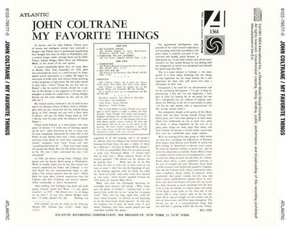 John Coltrane : My Favorite Things (CD, Album, Mono, RE, RM)