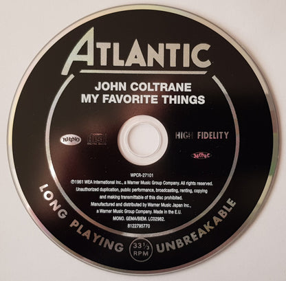 John Coltrane : My Favorite Things (CD, Album, Mono, RE, RM)