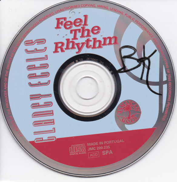 Clancy Eccles : Feel The Rhythm (CD, Comp)