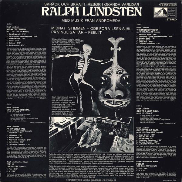 Ralph Lundsten : Skräck Och Skratt, Resor I Okända Världar (LP, Album, RE)