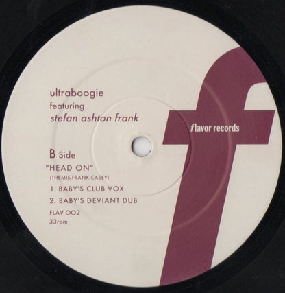 Ultraboogie* Featuring Stefan Ashton Frank : Head On (12", Single)