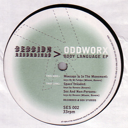 Oddworx : Body Language EP (12", EP)