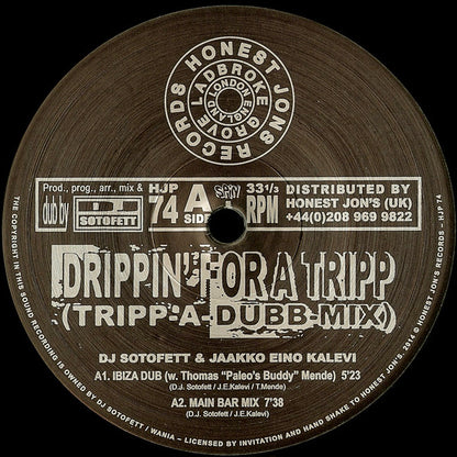 DJ Sotofett : Drippin' For A Tripp (Tripp-A-Dubb-Mix) (2x12", Album)
