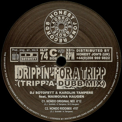 DJ Sotofett : Drippin' For A Tripp (Tripp-A-Dubb-Mix) (2x12", Album)