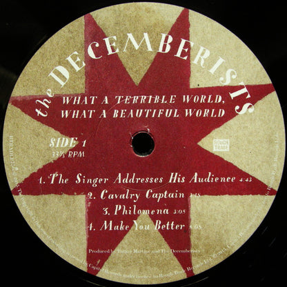 The Decemberists : What A Terrible World, What A Beautiful World (LP + LP, S/Sided, Etch + Album, 180)