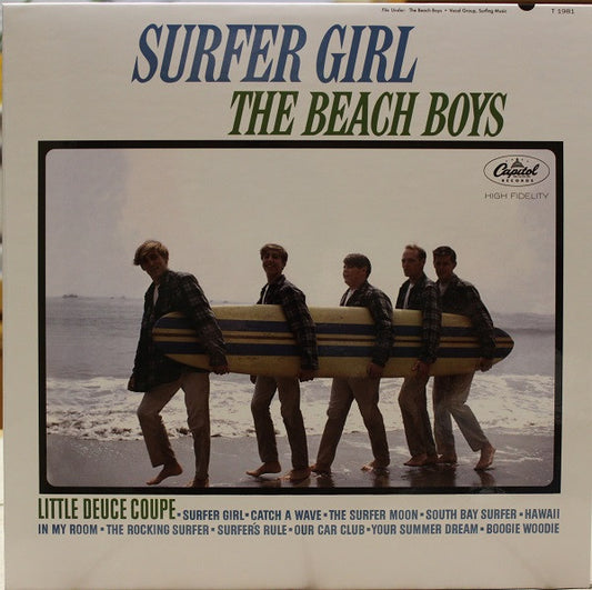 The Beach Boys : Surfer Girl (LP, Album, Mono, RE, 200)