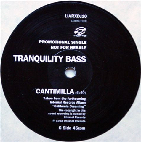 Tranquility Bass / Hawk* : California Dreaming (Sampler 12") (12", Promo)