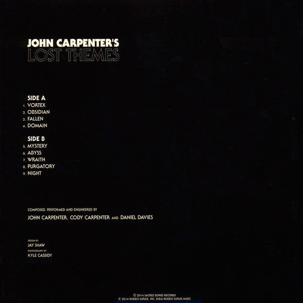 John Carpenter : Lost Themes (LP, Album)