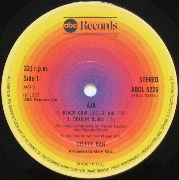 Steely Dan : Aja (LP, Album, Gat)