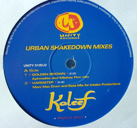 Kaleef : Golden Brown (Urban Shakedown Mixes) (12", Promo)