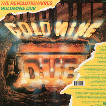 The Revolutionaires* : Goldmine Dub (LP, Album, RE)