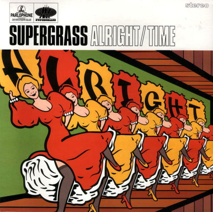 Supergrass : Alright / Time (7", Single, Ora)