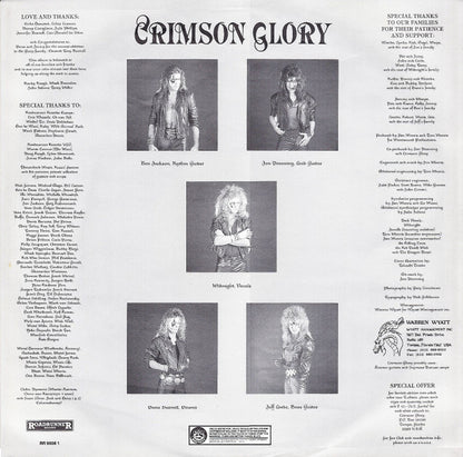 Crimson Glory : Transcendence (LP, Album)
