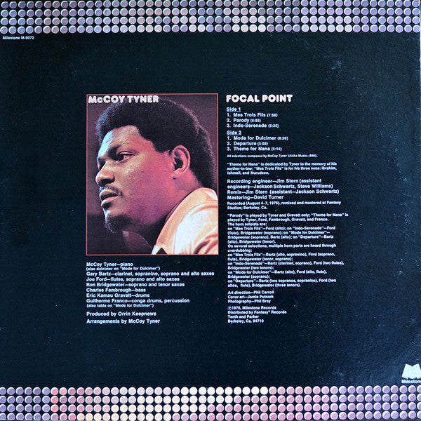 McCoy Tyner : Focal Point (LP, Album, San)