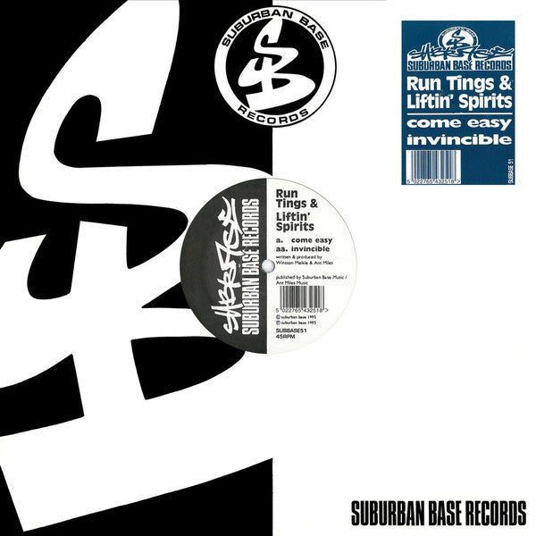 Run Tings & Liftin' Spirits : Come Easy / Invincible (12")
