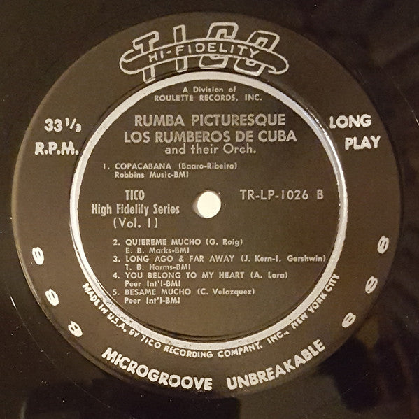 Los Rumberos De Cuba* : Rumba Rumbero  (LP, Album, Mono, Lam)