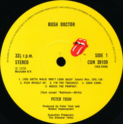 Peter Tosh : Bush Doctor (LP, Album)