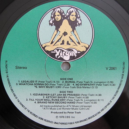 Peter Tosh : Legalize It (LP, Album, Gat)