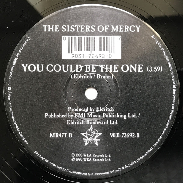 The Sisters Of Mercy : More (12", Single, P.R)