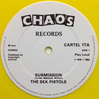 The Sex Pistols* : Submission (12", Yel)
