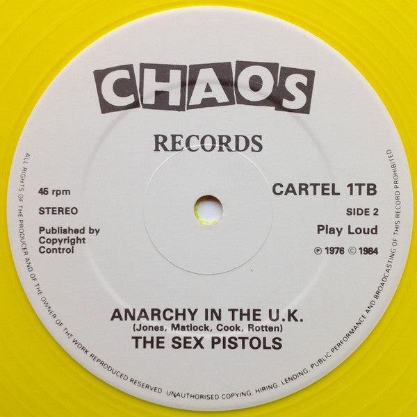 The Sex Pistols* : Submission (12", Yel)