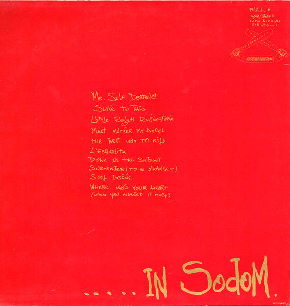 Soft Cell : This Last Night...In Sodom (LP, Album)