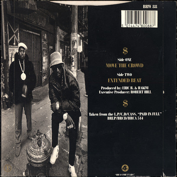 Eric B. & Rakim : Move The Crowd (7", Single)