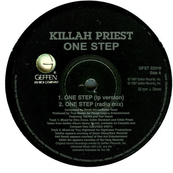 Killah Priest : One Step (12")