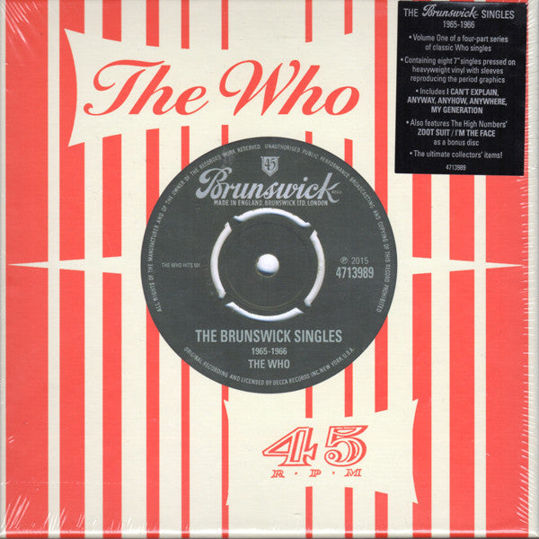 The Who : The Brunswick Singles (1965-1966) (Box, Comp, Ltd + 7x7", RE + 7" + Single, Mono, RM)