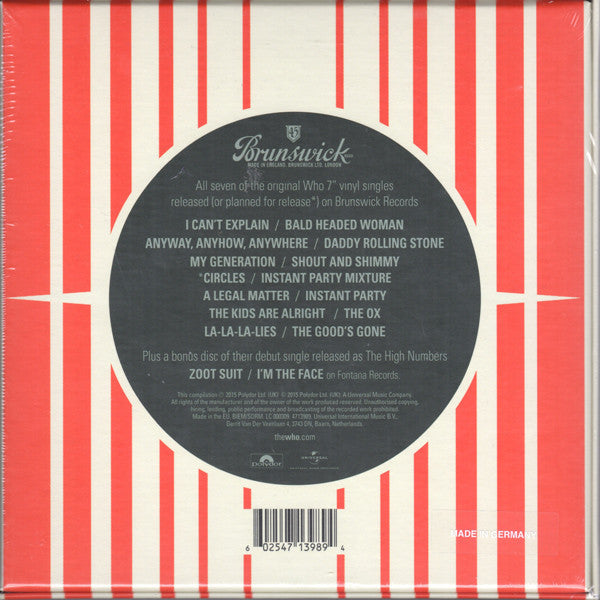 The Who : The Brunswick Singles (1965-1966) (Box, Comp, Ltd + 7x7", RE + 7" + Single, Mono, RM)