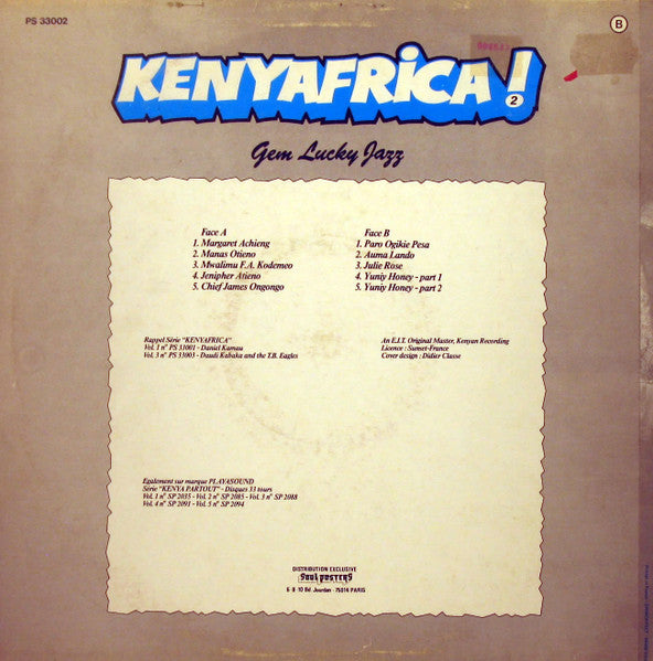 Gem Lucky Jazz : Kenyafrica ! 2 (LP, Comp)