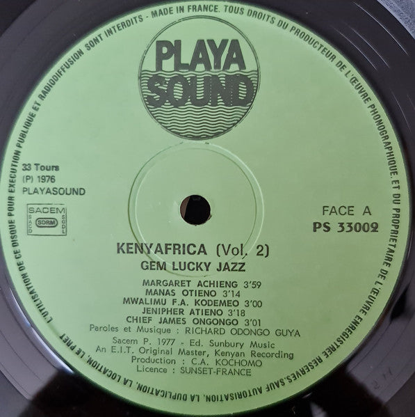 Gem Lucky Jazz : Kenyafrica ! 2 (LP, Comp)