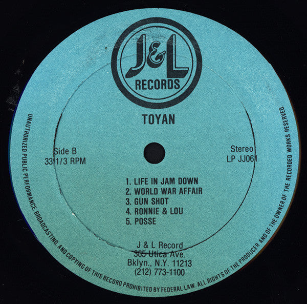 Toyan : Toyan (LP, Album)