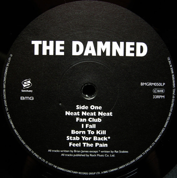 The Damned : Damned Damned Damned (LP, Album, RE)