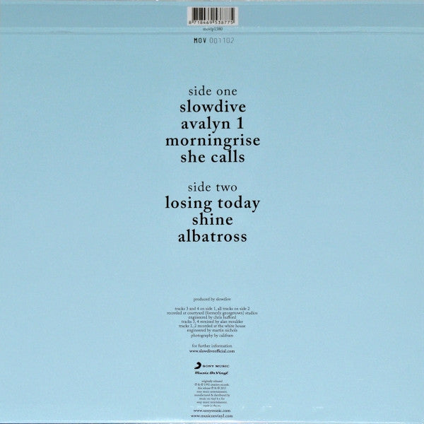 Slowdive : Blue Day (LP, RSD, Comp, Ltd, Num, RE, Blu)